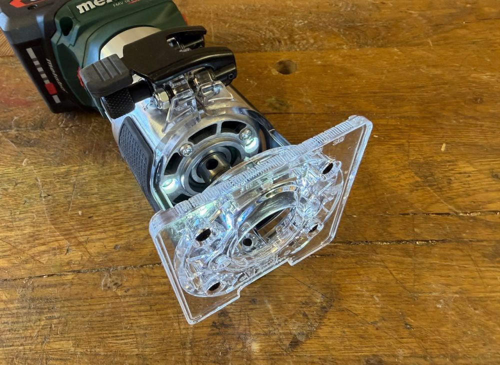 Ausgepackt: Metabo FMV 18 LTX BL 8 Akku Kantenfräse